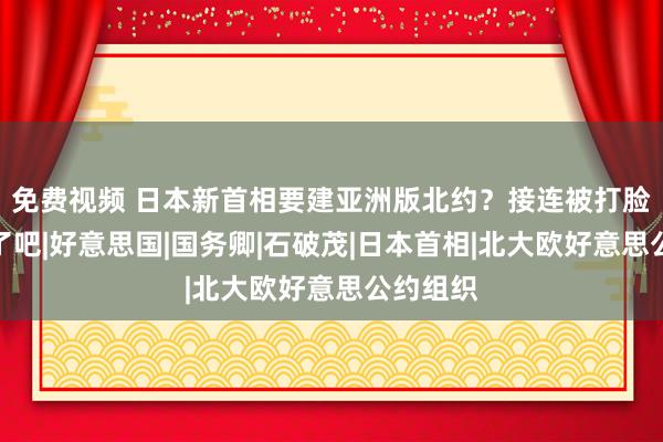 免费视频 日本新首相要建亚洲版北约？接连被打脸，闭嘴了吧|好意思国|国务卿|石破茂|日本首相|北大欧好意思公约组织