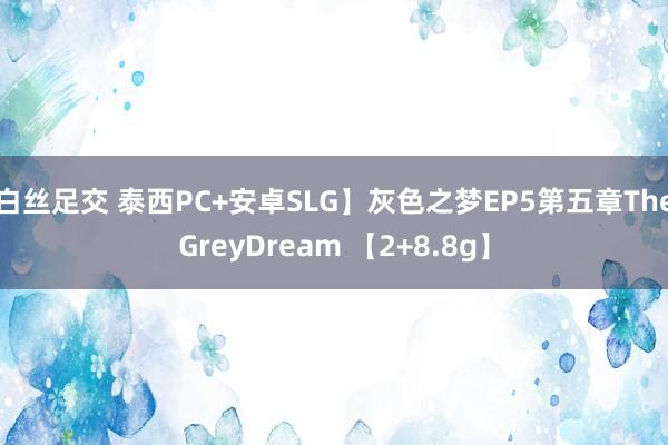 白丝足交 泰西PC+安卓SLG】灰色之梦EP5第五章TheGreyDream 【2+8.8g】